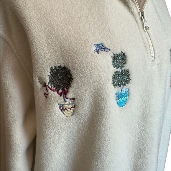 Vintage Northern Reflections Collared Fleece Sweater Size Large L - Picture 17 of 17